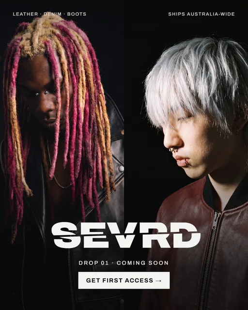 SEVRD ad: Drop 01, coming soon